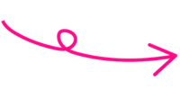 Flèche rose I Agence Kerencia