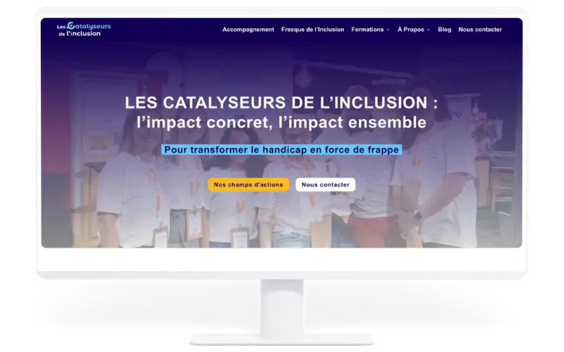 Réalisation Site Internet Les Catalyseurs de l'inclusion