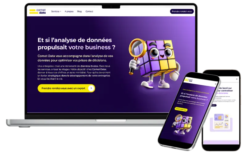 Réalisation Site Internet Comet